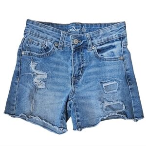 Girls Jordache Distressed Denim Shorts